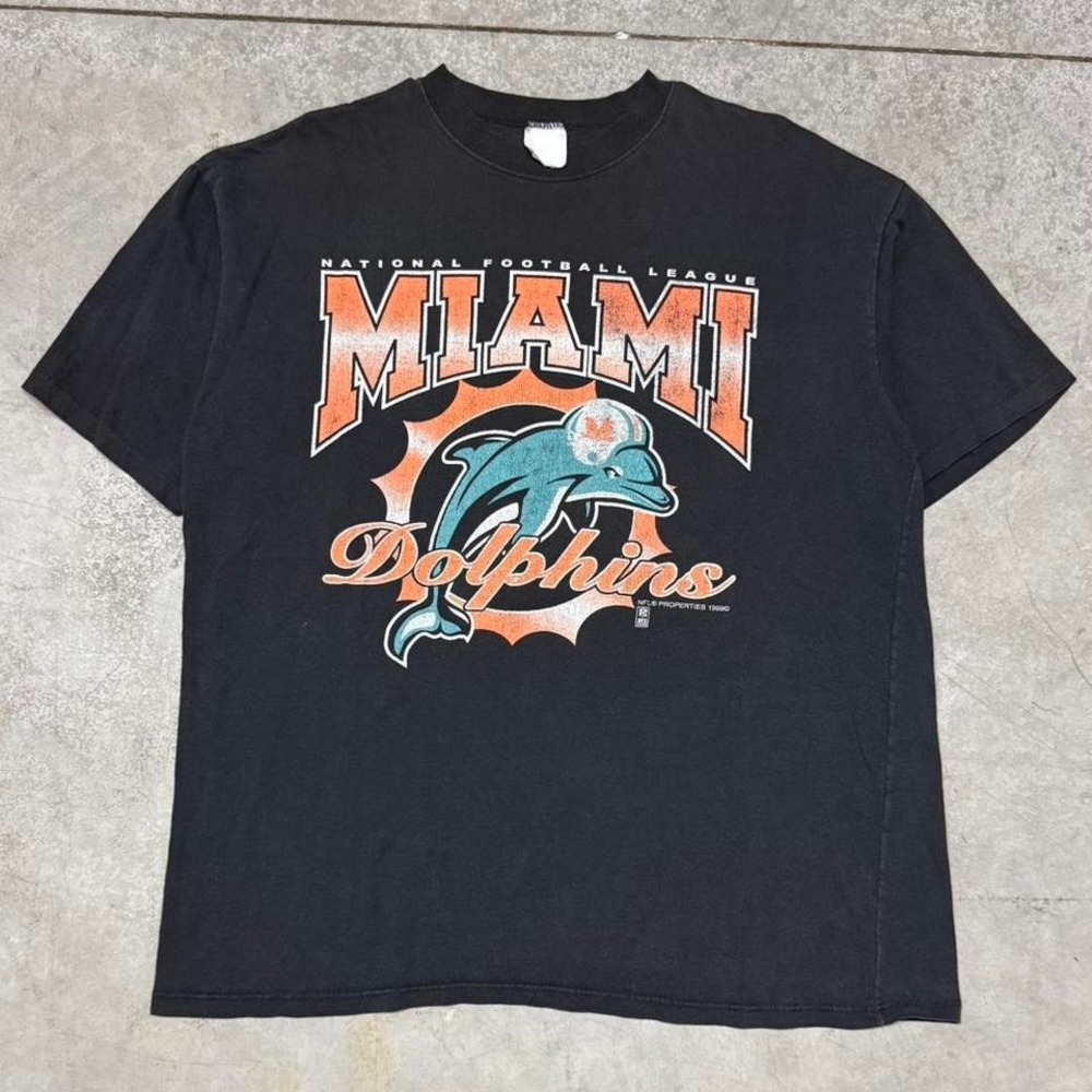 Miami Dolphins Vintage 90s NFL Retro Logo Shirt Sz XL